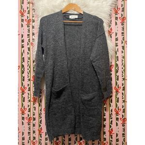 Anthropologie | Dark Gray Josie Cardigan Sweater XS